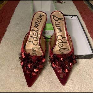 Sam Edelman red heels/sandals US 9.5